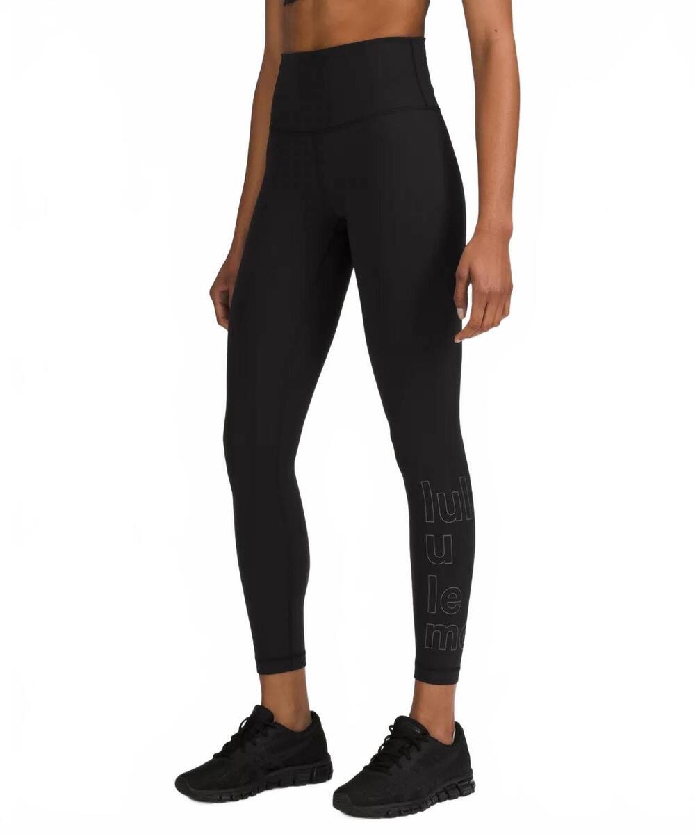 NEW LULULEMON wunder train high-rise tight legging in black